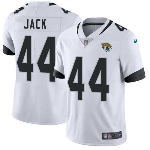 Nike Jacksonville Jaguars #44 Myles Jack White Men Stitched NFL Vapor Untouchable Limited Jersey